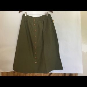 Cricket Lane skirt button down.